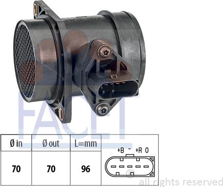 FACET 10.1441 - Débitmètre de masse d'air cwaw.fr