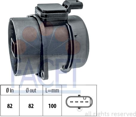 FACET 10.1455 - Débitmètre de masse d'air cwaw.fr