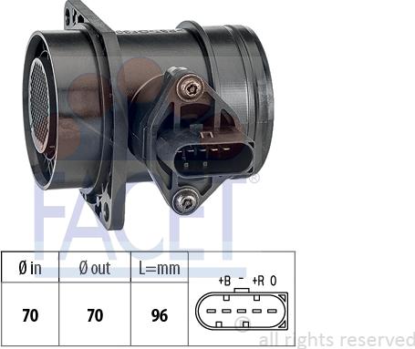 FACET 10.1509 - Débitmètre de masse d'air cwaw.fr