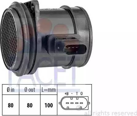 FACET 10.1500 - Débitmètre de masse d'air cwaw.fr