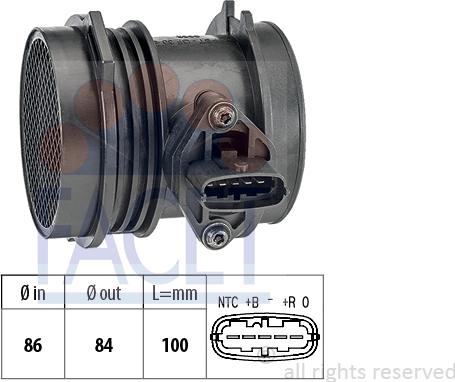 FACET 10.1017 - Débitmètre de masse d'air cwaw.fr