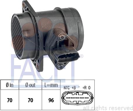 FACET 10.1159 - Débitmètre de masse d'air cwaw.fr