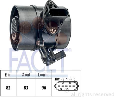 FACET 10.1354 - Débitmètre de masse d'air cwaw.fr