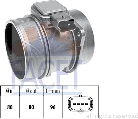 FACET 10.1303 - Débitmètre de masse d'air cwaw.fr