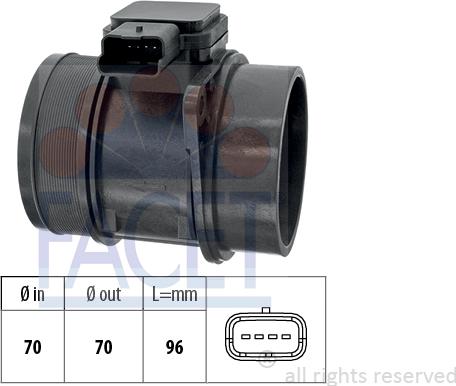 FACET 10.1302 - Débitmètre de masse d'air cwaw.fr