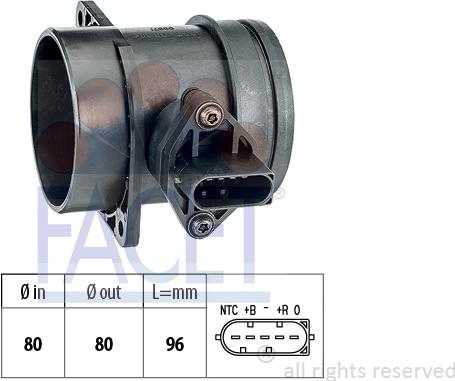 FACET 10.1331 - Débitmètre de masse d'air cwaw.fr