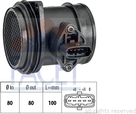 FACET 10.1332 - Débitmètre de masse d'air cwaw.fr