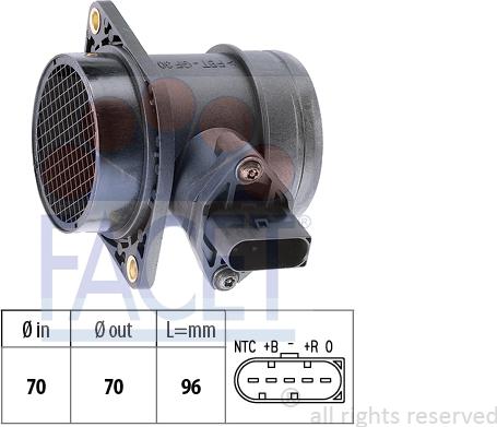 FACET 10.1221 - Débitmètre de masse d'air cwaw.fr