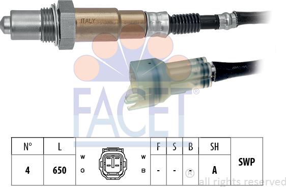 FACET 10.8563 - Sonde lambda cwaw.fr