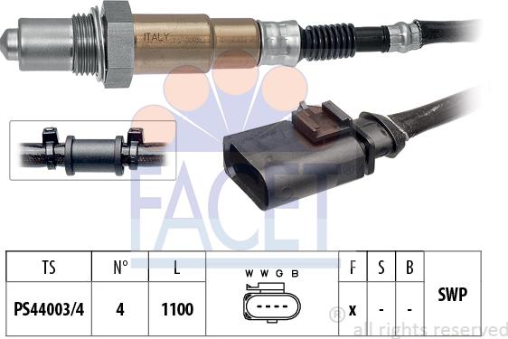 FACET 10.8503 - Sonde lambda cwaw.fr