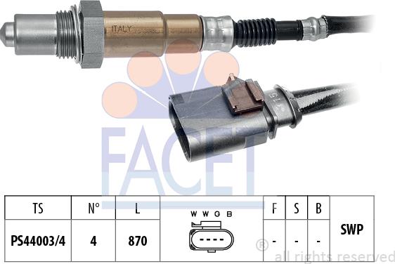 FACET 10.8535 - Sonde lambda cwaw.fr