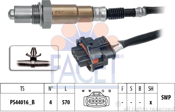 FACET 10.8538 - Sonde lambda cwaw.fr