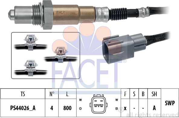 FACET 10.8525 - Sonde lambda cwaw.fr