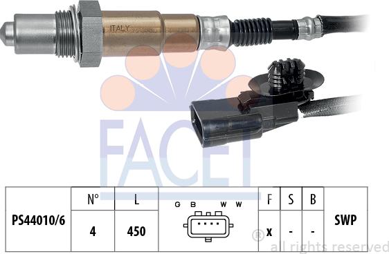 FACET 10.8169 - Sonde lambda cwaw.fr