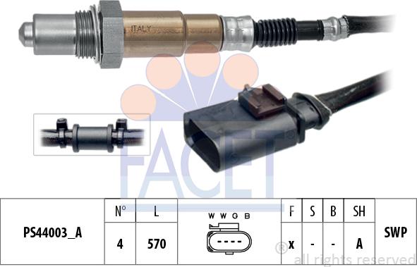 FACET 10.8347 - Sonde lambda cwaw.fr