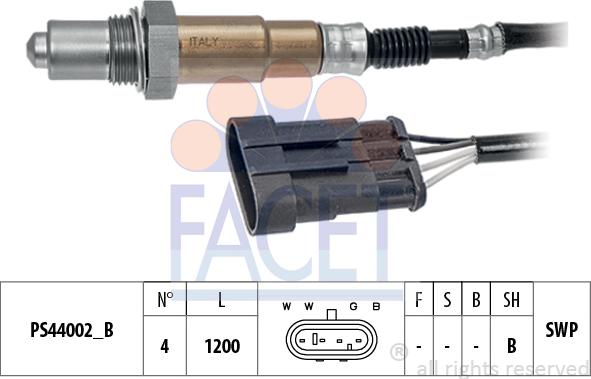 FACET 10.8353 - Sonde lambda cwaw.fr