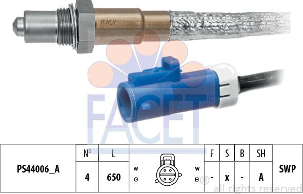 FACET 10.8300 - Sonde lambda cwaw.fr