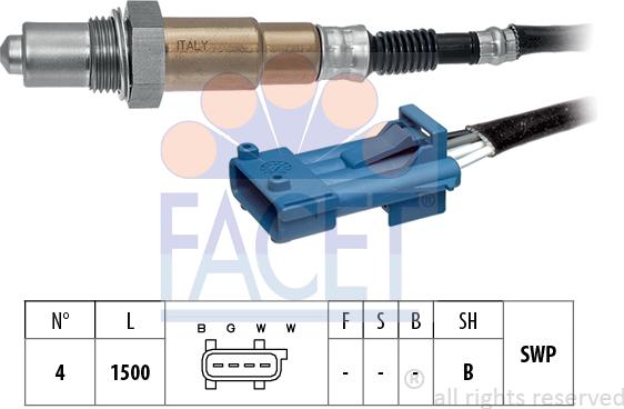 FACET 10.8301 - Sonde lambda cwaw.fr