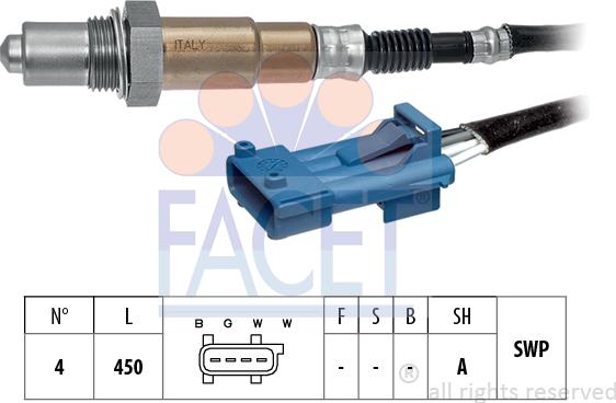 FACET 10.8302 - Sonde lambda cwaw.fr