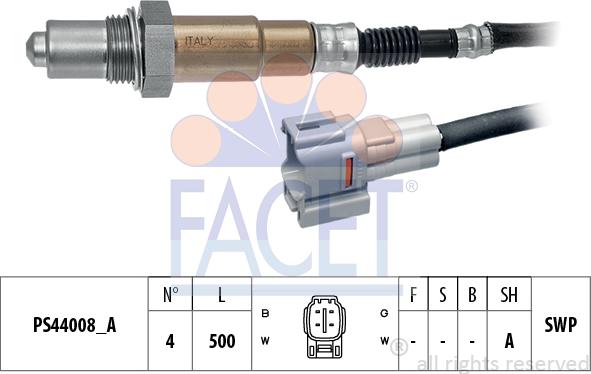 FACET 10.8316 - Sonde lambda cwaw.fr