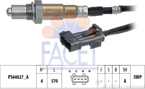 FACET 10.8334 - Sonde lambda cwaw.fr