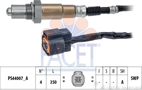 FACET 10.8291 - Sonde lambda cwaw.fr