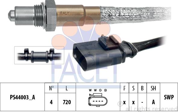 FACET 10.8244 - Sonde lambda cwaw.fr