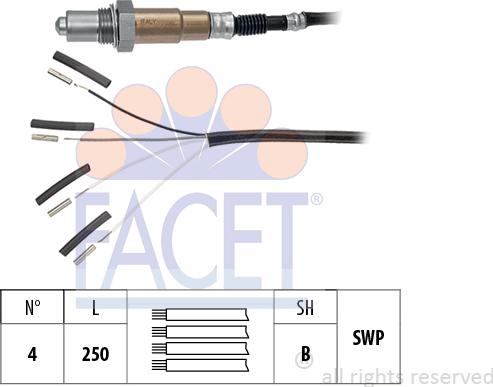 FACET 10.8240 - Sonde lambda cwaw.fr