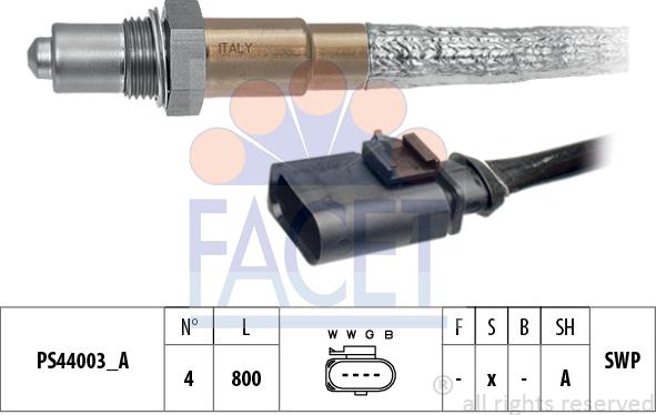 FACET 10.8250 - Sonde lambda cwaw.fr