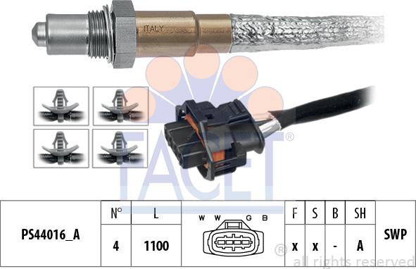 FACET 10.8268 - Sonde lambda cwaw.fr