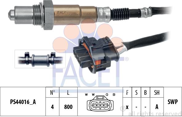 FACET 10.8263 - Sonde lambda cwaw.fr