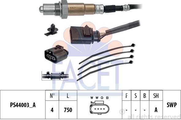 FACET 10.8204 - Sonde lambda cwaw.fr