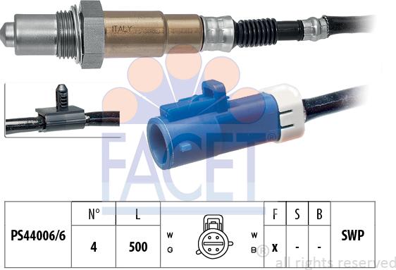 FACET 10.8229 - Sonde lambda cwaw.fr