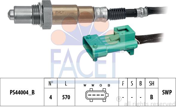 FACET 10.8220 - Sonde lambda cwaw.fr