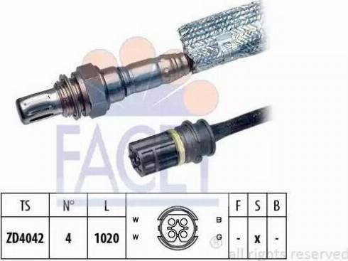 FACET 10.7957 - Sonde lambda cwaw.fr