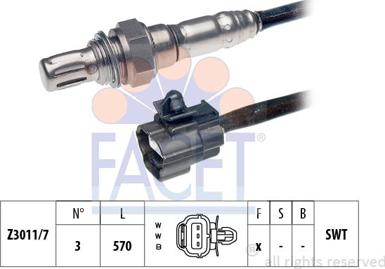 FACET 10.7912 - Sonde lambda cwaw.fr