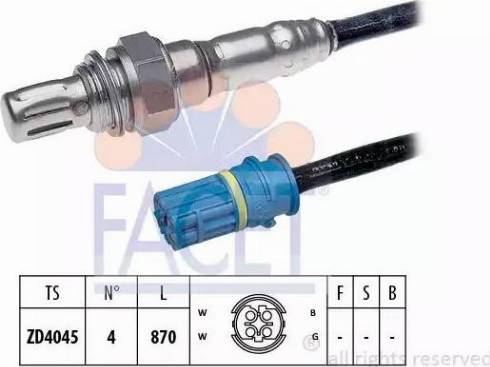 FACET 10.7972 - Sonde lambda cwaw.fr