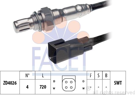 FACET 10.7445 - Sonde lambda cwaw.fr