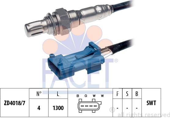 FACET 10.7591 - Sonde lambda cwaw.fr