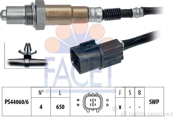 FACET 10.7542 - Sonde lambda cwaw.fr