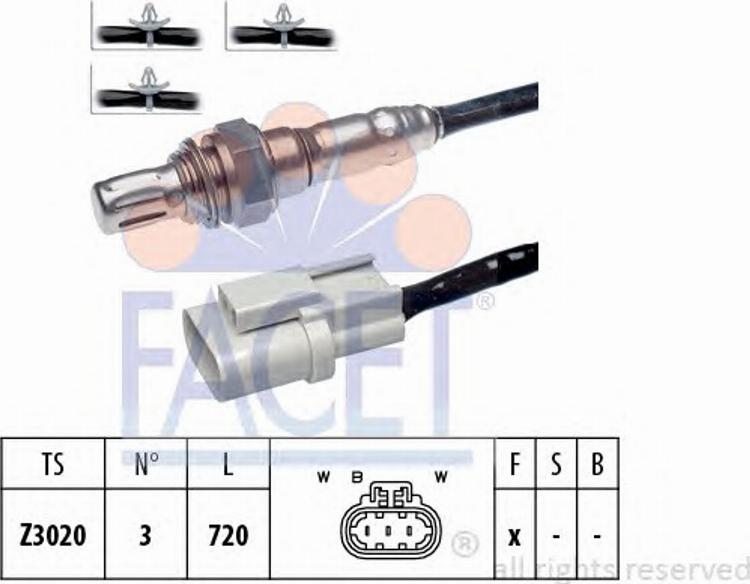 FACET 10.7553 - Sonde lambda cwaw.fr