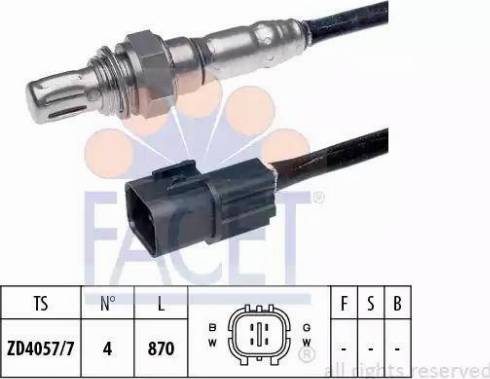 FACET 10.7512 - Sonde lambda cwaw.fr