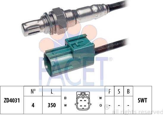 FACET 10.7579 - Sonde lambda cwaw.fr