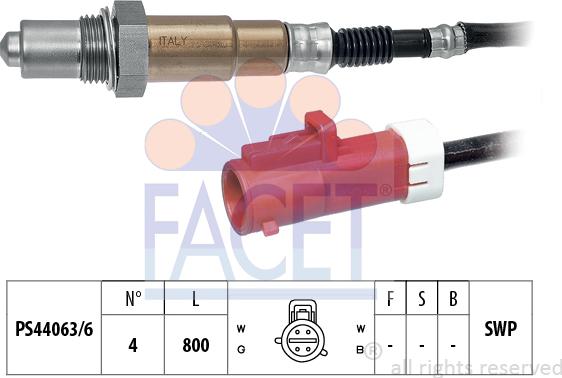 FACET 10.7609 - Sonde lambda cwaw.fr