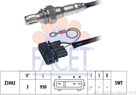 FACET 10.7044 - Sonde lambda cwaw.fr