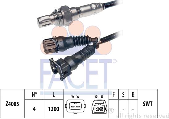 FACET 10.7041 - Sonde lambda cwaw.fr