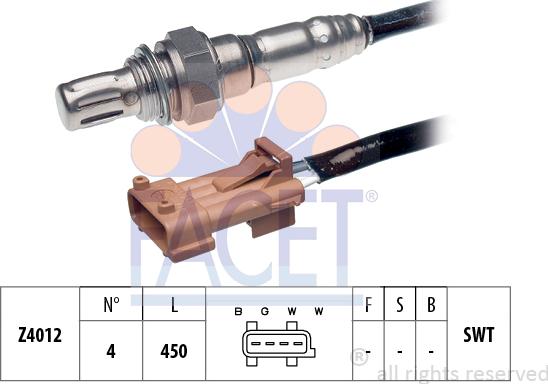 FACET 10.7059 - Sonde lambda cwaw.fr