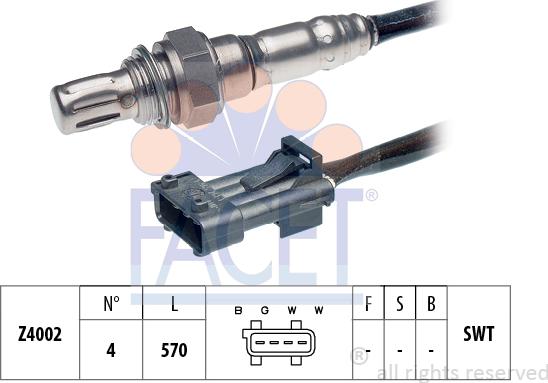 FACET 10.7063 - Sonde lambda cwaw.fr