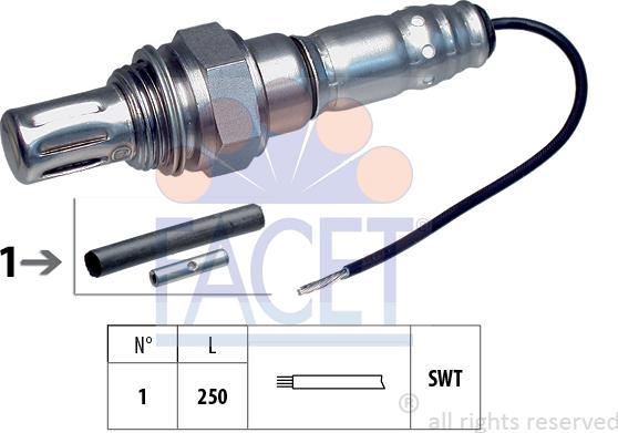 FACET 10.7001 - Sonde lambda cwaw.fr