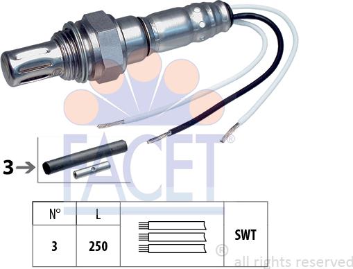 FACET 10.7003 - Sonde lambda cwaw.fr